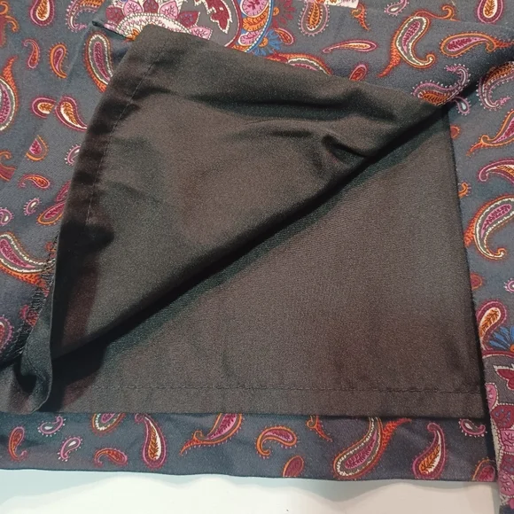 J. Crew Black and Red Paisley Pencil Skirt - Picture 4 of 6